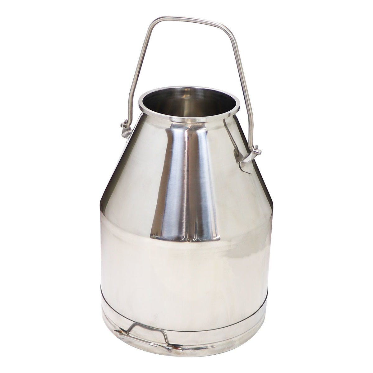 50# Deluxe SS Milker Bucket w/Long Handle