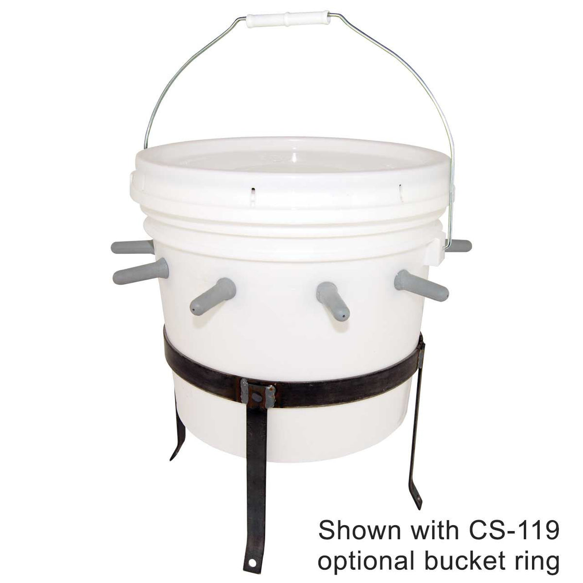 Lamb & Goat Nurser Bucket with Ring