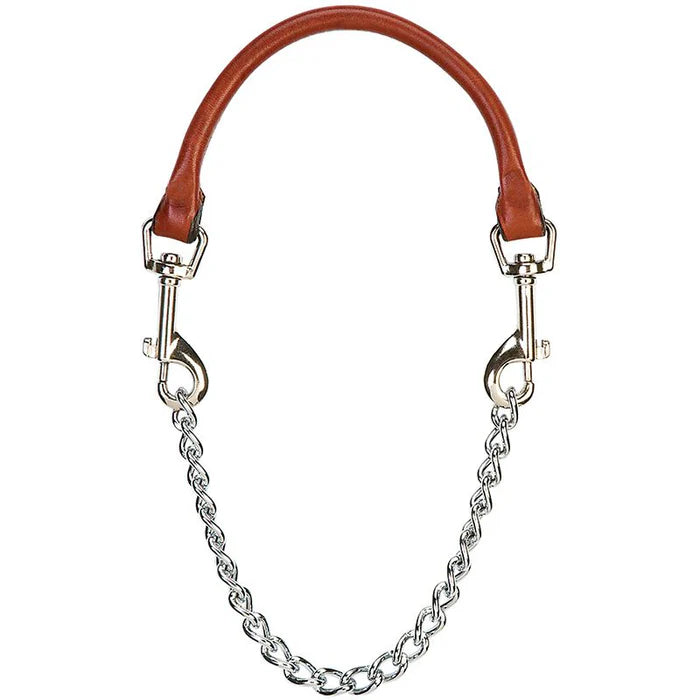 Leather & Chain Goat Collars