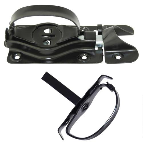 Whitcomb Steel Latch--Black/Cierre de acero Whitcomb - Negro
