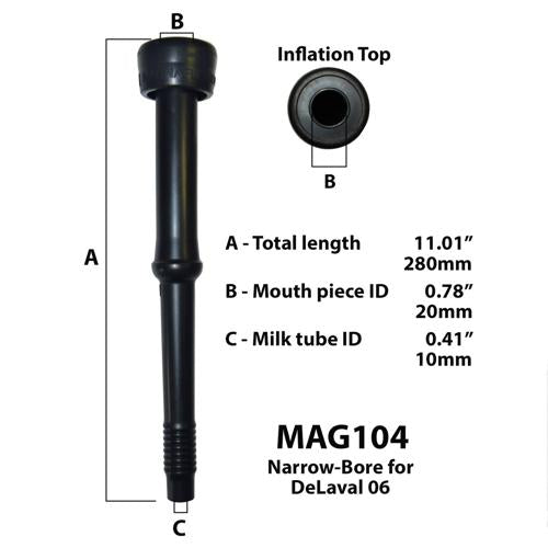 MAGNAFLEX Narrow-Bore Inflation f/DeLaval 06 (Soft) - Inflador de diámetro estrecho MAGNAFLEX f/DeLaval 06 (suave)