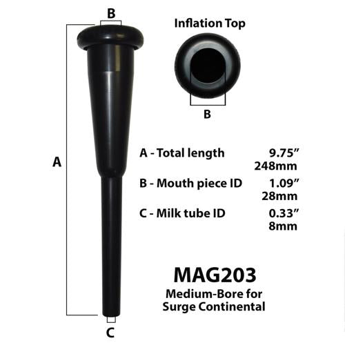 MAGNAFLEX Medium-Bore Inflation f/Surge Continental - MAGNAFLEX Inflación de diámetro medio para Surge Continental