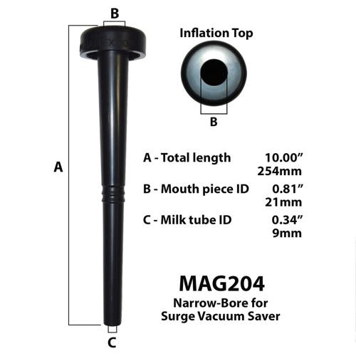 MAGNAFLEX Narrow-Bore Inflation f/Surge Vacuum Saver - MAGNAFLEX Inflado de orificio estrecho para ahorro de vacío