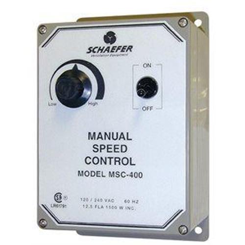 Manual Speed Control/Control de velocidad manual