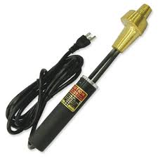 L & H Electric Dehorner with brass head