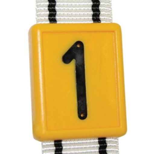 Yellow Neck Strap ID