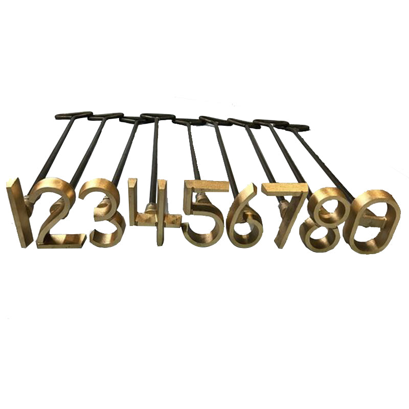 Fire Heated 3" Number Set/Número de incendios climatizada Set, 3"